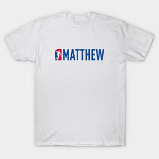 Matthew NBA Basketball Custom Player Your Name T-Shirt T-Shirt